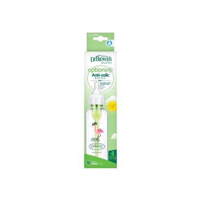 Dr Brown's Options+ Copo Estreito Flamingo 250ml