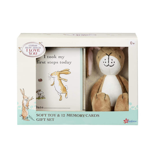 Guess Pelúcia "O Quanto Eu Te Amo" com Cartões de Marcos Importantes