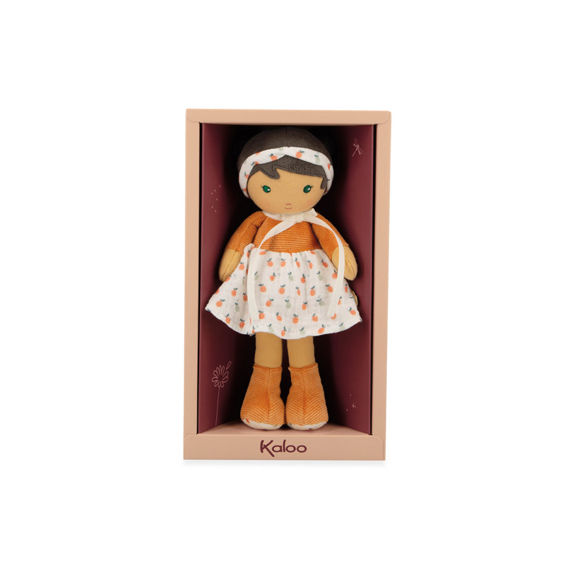 Kaloo Boneca Tendresse Eloise, 25cm, microveludo, musselina, veludo cotelê.