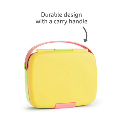 Munchkin Lancheira Bento com Talheres Rosa