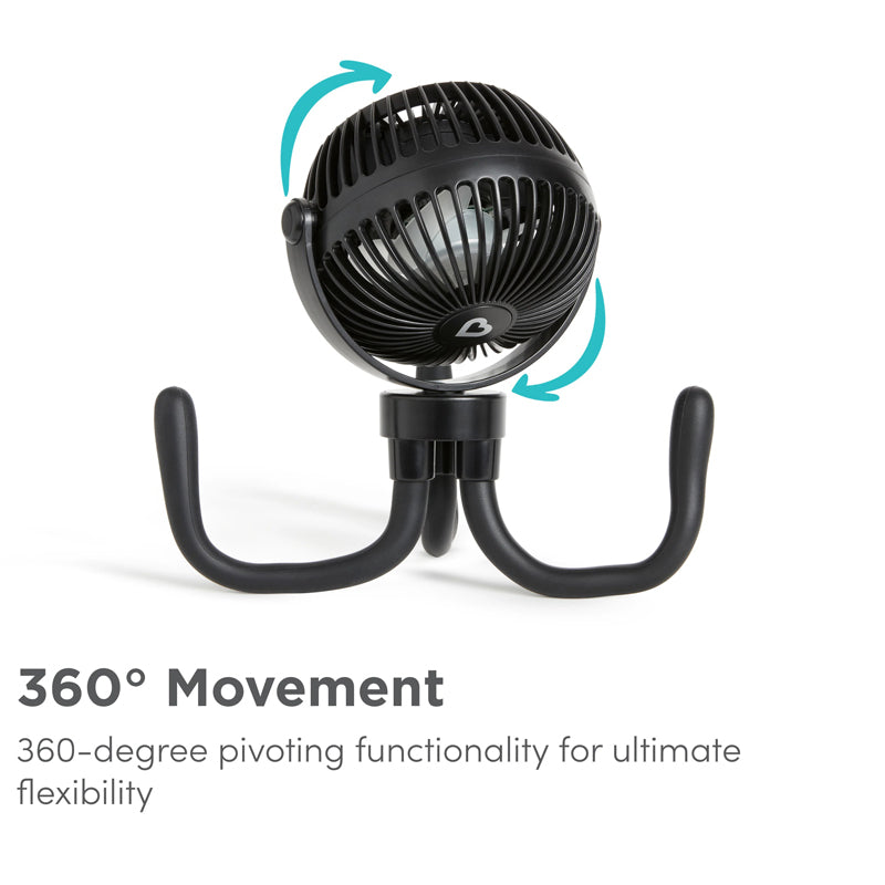 Munchkin Ventilador com luz LED para carrinho de bebê