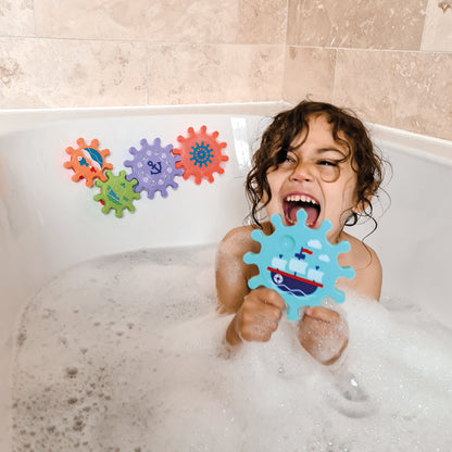 Nuby Bath Cogs Ventosas fortes