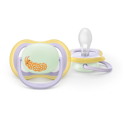 Philips Avent Chupeta Ultra Air Nighttime para meninas de 0 a 6 meses (pacote com 2)