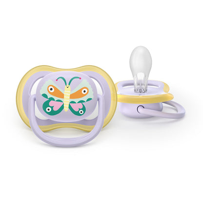 Philips Avent Chupeta Ultra Air Rosa 0-6 meses (Pacote com 2)