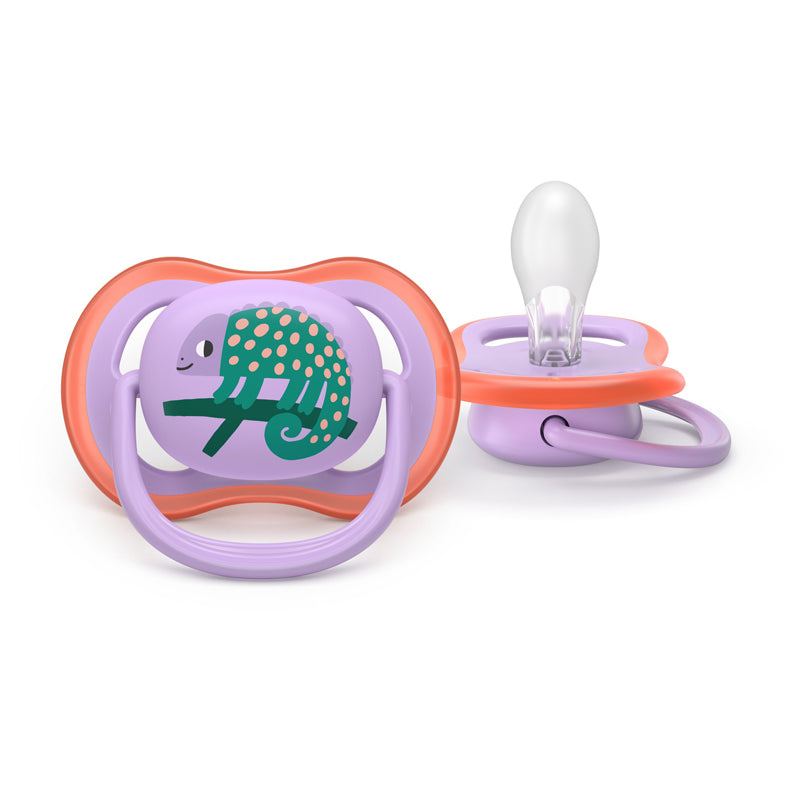 Philips Avent Chupeta Ultra Air Rosa para crianças a partir de 18 meses (pacote com 2)