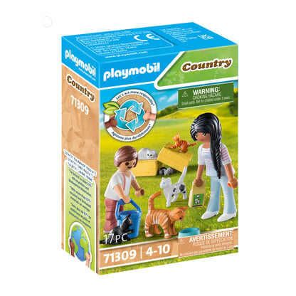 Playmobil 71309 Família de gatos campestres
