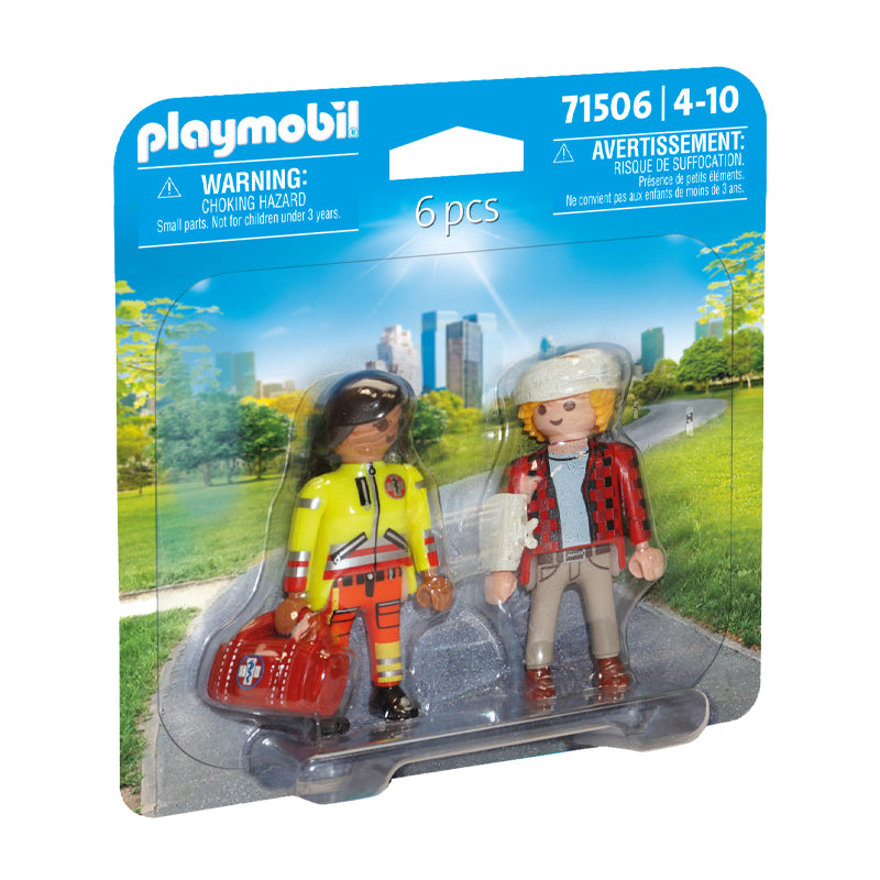 Playmobil  Médico com pessoa ferida Duopack
