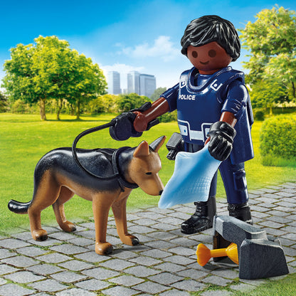 Playmobil Policía Especial Plus Con Perro