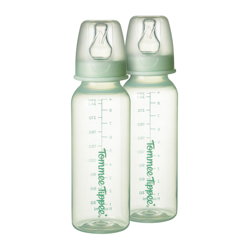Tommee Tippee Conjunto de 2 mamadeiras estreitas Classic Start de 250ml