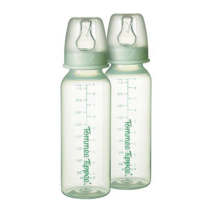 Tommee Tippee Conjunto de 2 mamadeiras estreitas Classic Start de 250ml
