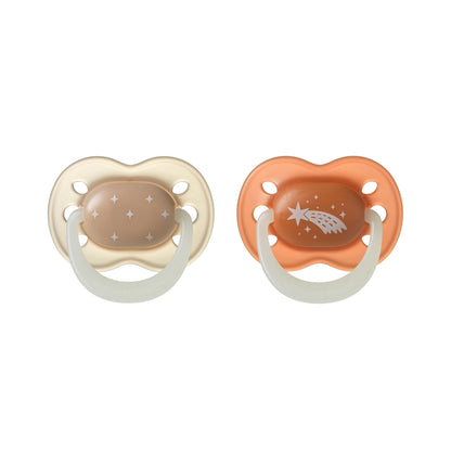 Tommee Tippee Chupeta Night Glow 0-6 meses, pacote com 2 unidades