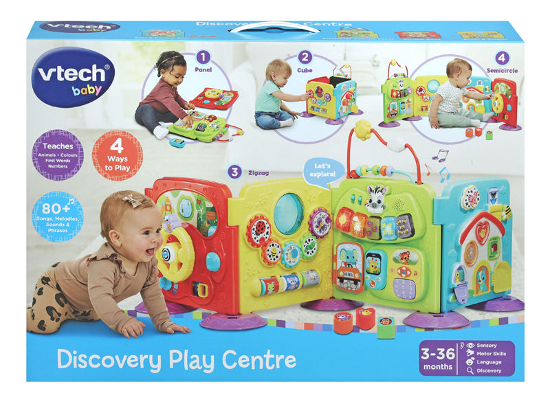 VTech Centro de Atividades Interativo Discovery Play Centre – Brinquedo Educativo para Bebês