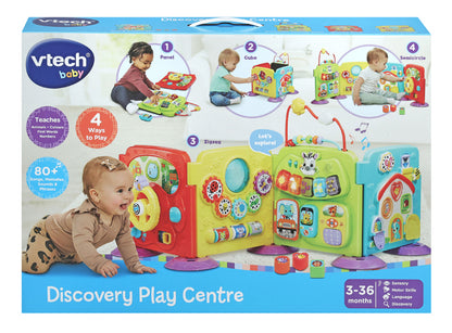 VTech Centro de Atividades Interativo Discovery Play Centre – Brinquedo Educativo para Bebês