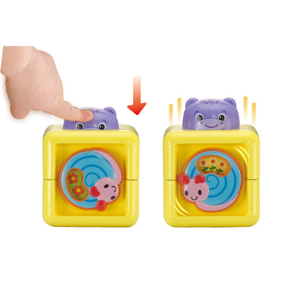 VTech Blocos de montar Pop-a-Blocks fortalecem as habilidades motoras finas e grossas