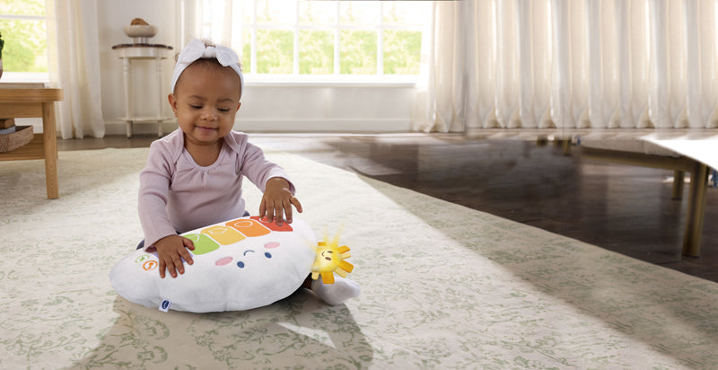 VTech Piano Nuvem do Arco-Íris | Brinquedo Musical Macio para Bebês com Luzes, Canções e Melodias | Aprendizado Sensorial