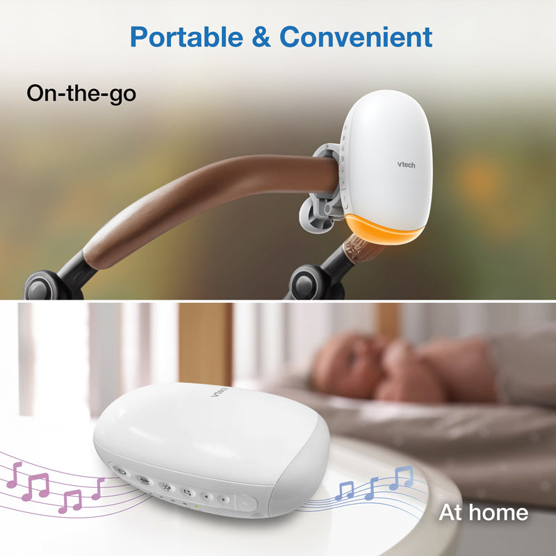 VTech Cadeira de balanço V-Hush com 3 níveis de movimento de balanço e temporizador de desligamento automático.