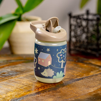 Vital Baby Hydrate com Canudo de Treinamento que Brilha no Escuro - Cor Bosque Brilhante - 350ml