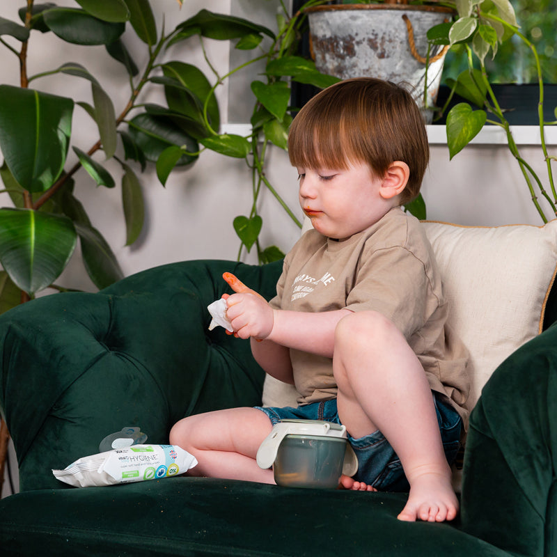 Vital Baby Lenços umedecidos super macios para mãos e rosto Hygiene - Sem fragrância, pacote com 30 unidades