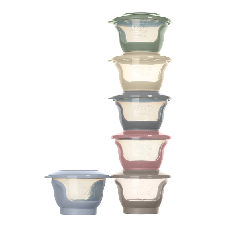 Vital Baby Nourish Store & Wean™ Potes 60ml Pacote com 6