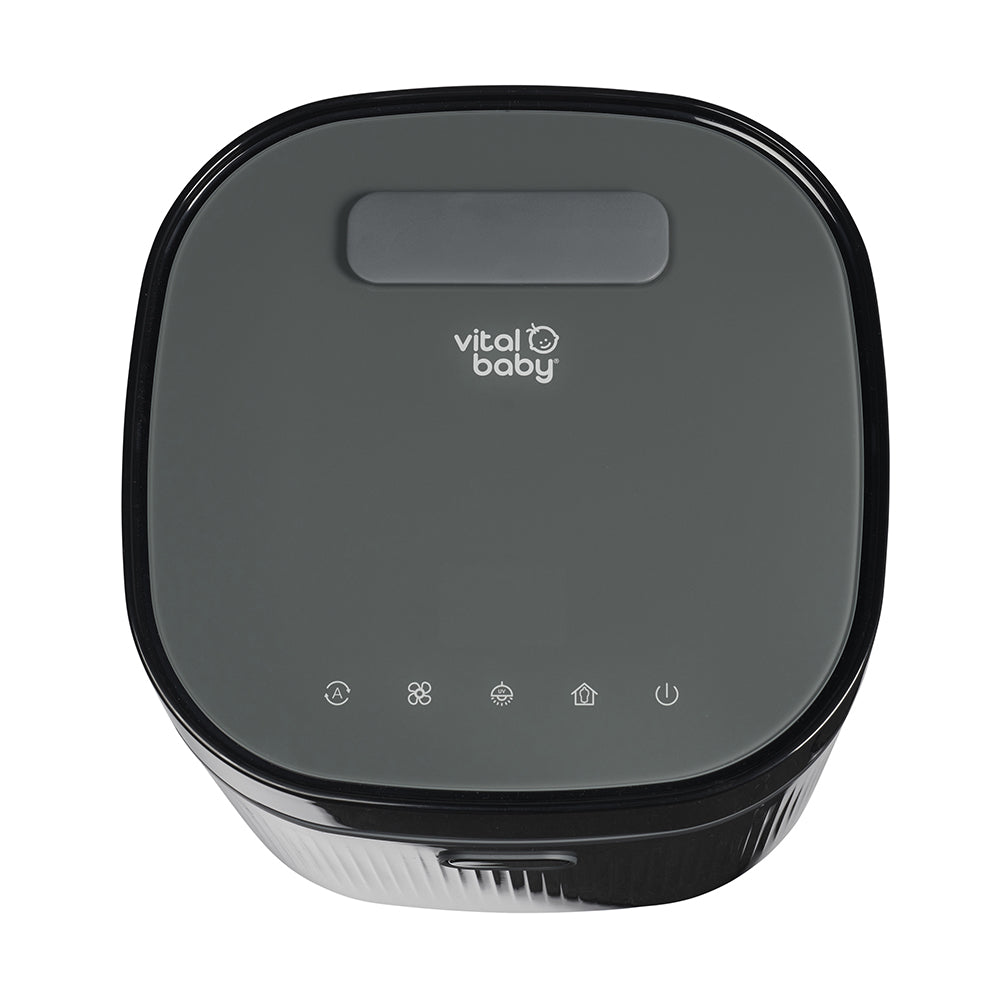 Vital Baby Esterilizador e secador UV Nurture Advanced Pro, cor preta ônix
