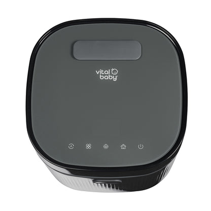 Vital Baby Esterilizador e secador UV Nurture Advanced Pro, cor preta ônix