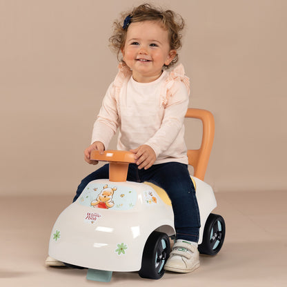 Winnie The Pooh Andador e Carrinho de Passeio 2 em 1 Smoby Disney – Com Encosto e Porta-objetos – Fabricado na França