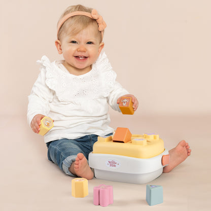 Winnie the Pooh Cesta de Encaixe de Formas Smoby Little Disney – Brinquedo Educativo para Bebês (8 Formas e Cores, Estimula a Motricidade Fina, 12m+)