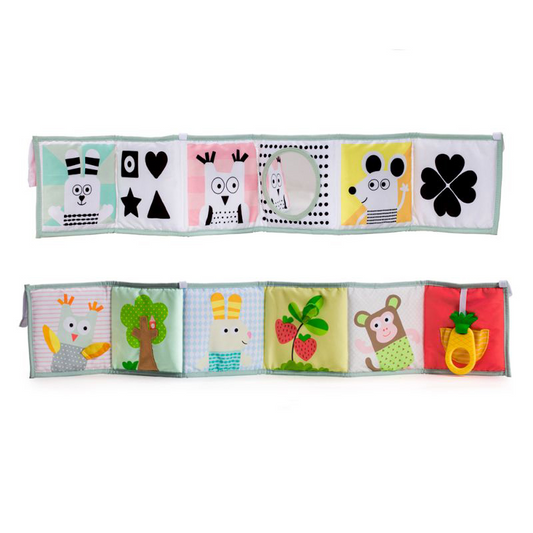 Taf Toys  Livro do bebê 3 em 1