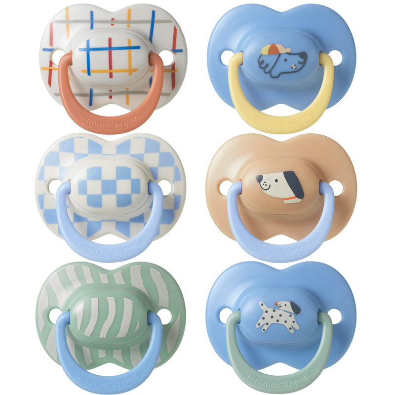 Tommee Tippee Chupeta Ultimate Fit para menino de 6 a 18 meses (pacote com 2)