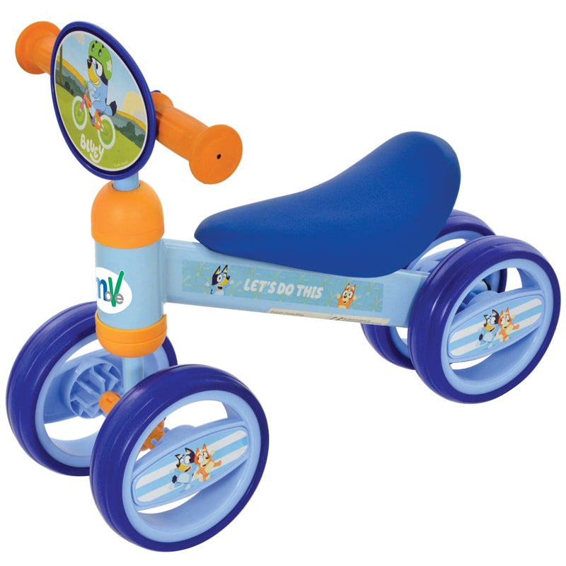 Deluxe Carrinho de brinquedo infantil Bobble Ride On Bluey, veículo licenciado no Reino Unido, conjunto para presente de 2026