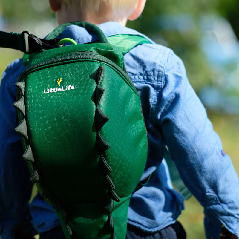 LittleLife Mochila infantil com estampa de crocodilo.