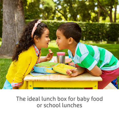 Munchkin Lancheira Bento com Talheres Verde