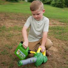 Soprador de folhas e refil Tomy John Deere Bubble