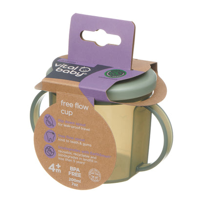 Vital Baby Copo de hidratação Free Flow Musgo