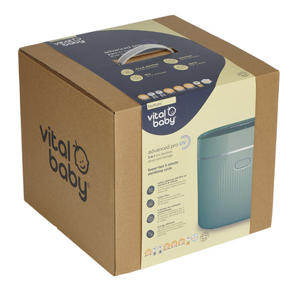 Vital Baby Esterilizador e secador UV Nurture Advanced Pro, verde-oliva