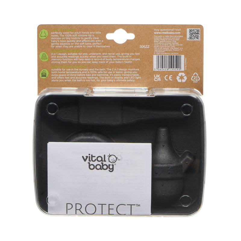 Vital Baby Kit de cuidados para bebês Protect - Livre de BPA, látex e ftalatos