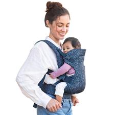 Canguru para bebê conversível Infantino Flip 4 em 1 azul marinho floral