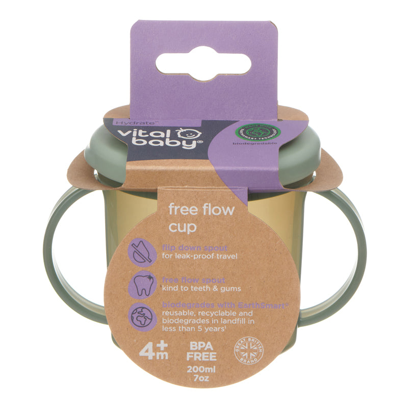 Vital Baby Copo de hidratação Free Flow Musgo