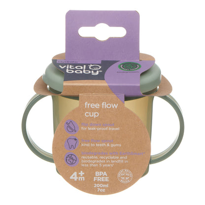 Vital Baby Copo de hidratação Free Flow Musgo