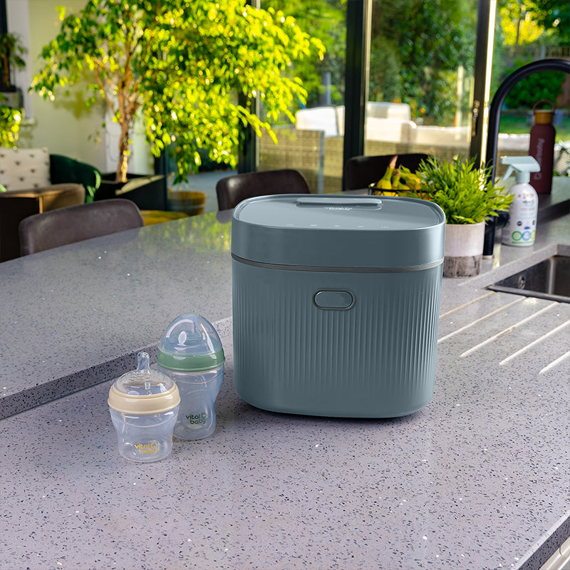 Vital Baby Esterilizador e secador UV Nurture Advanced Pro, azul fumê