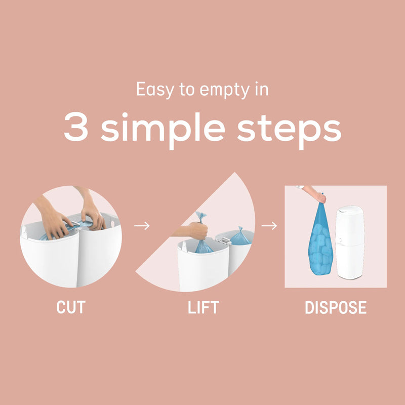 Angelcare Kit inicial para lixeira de fraldas Classic XL com 4 refis.