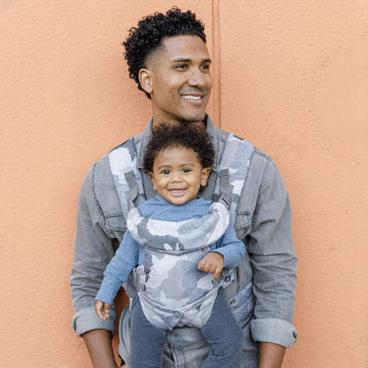 Infantino Porta-bebês conversível Flip Advanced 4 em 1 azul camuflado