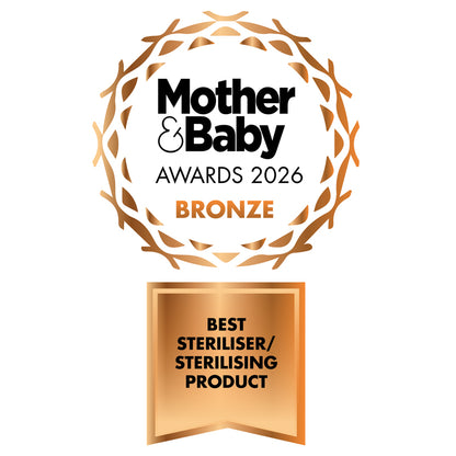 Milton Kit inicial com comprimidos e esterilizador de água fria.