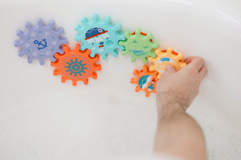 Nuby Bath Cogs Ventosas fortes