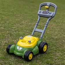 Cortador de grama Tomy John Deere Bubble com garrafa de 4 onças