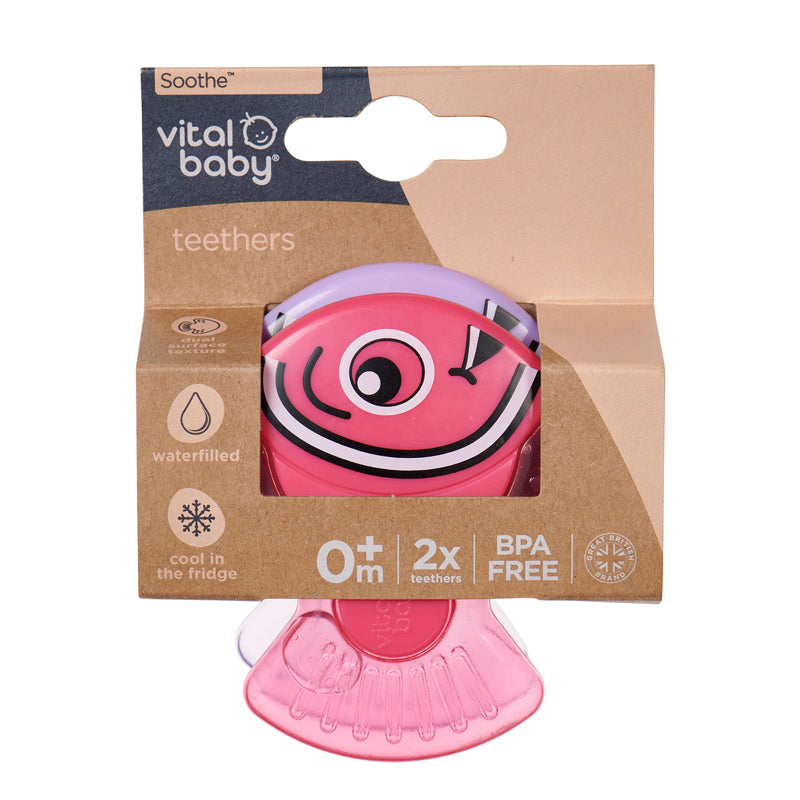 Vital Baby Mordedores Soothe Fishy Friends (2 unidades)