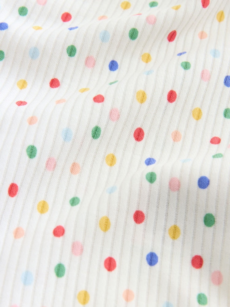 |BabyGirl| Conjunto Com 3 Macacões Para Bebês Com Zíper Duplo Nas Cores Branco, Azul e vermelho (0 meses a 3 anos)