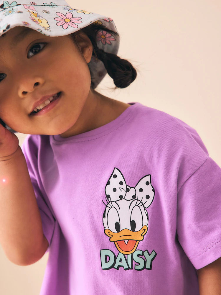 |Girl| Conjunto De Shorts Roxos Da Margarida Da Disney (3 meses a 7 anos)