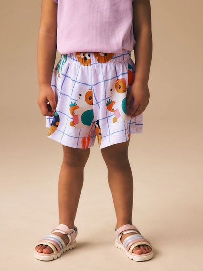 |Girl| Calções Lilás Para Animais De Estimação (3 meses a 7 anos)
