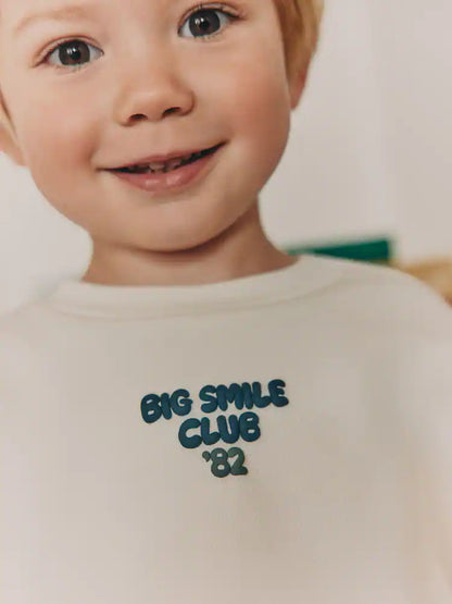 |Boy| Conjunto De Blusa De Manga Longa e Calça, Nas Cores Branco e Verde (3 meses a 7 anos)